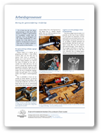 Boring for gjennomføring i trefartøy